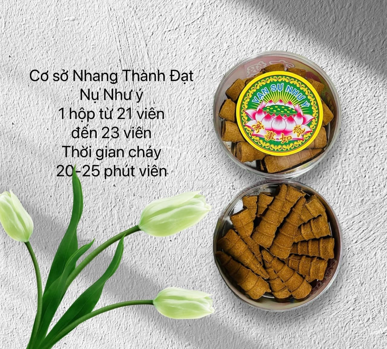 Nụ trầm, viên, nhang nụ trầm , 1hôp 23 viên