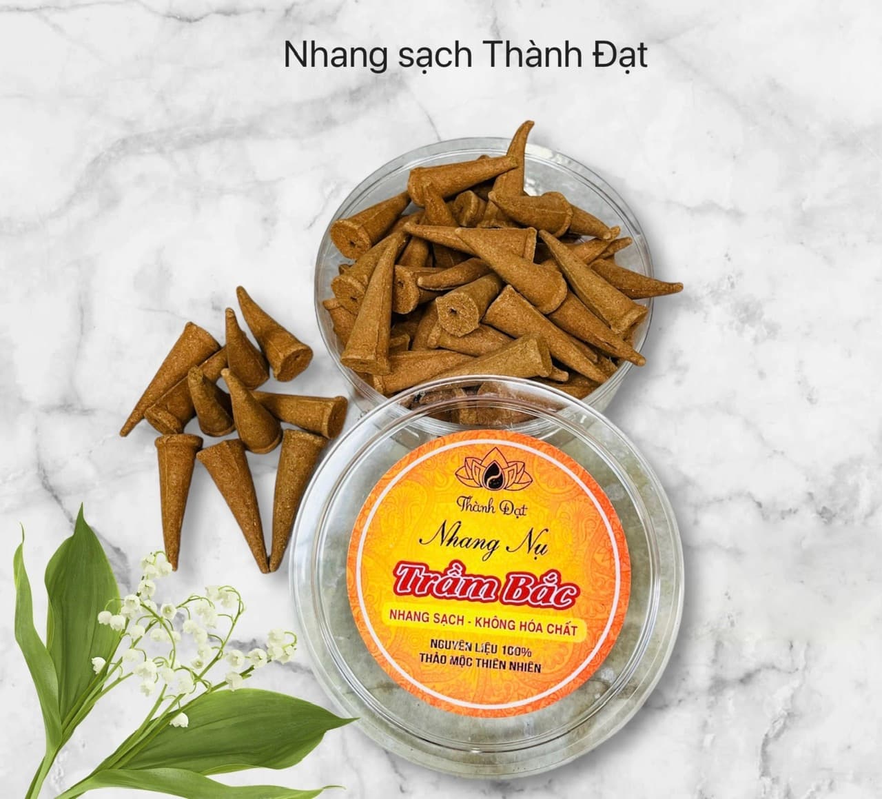 Nụ trầm bắc, ,hương thơm rõ mùi thảo mộc thư giản,1 hộp 45-48 viên